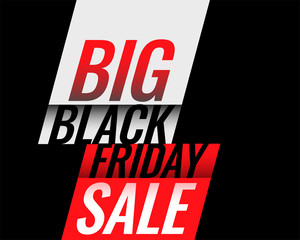 stylish black friday sale banner design