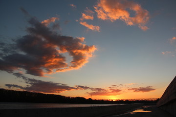 A sunset view 