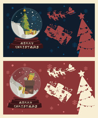 Christmas backgrounds vector illustration