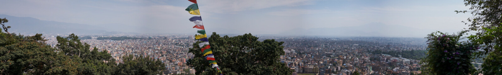 Fototapeta na wymiar Kathmandu Swayambhu Stupa