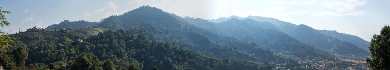 Fototapeta na wymiar Bakthapur Panorama
