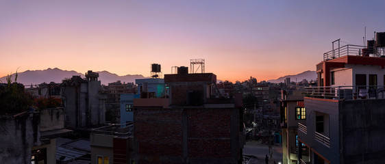 Kathmandu Sonnenuntergang