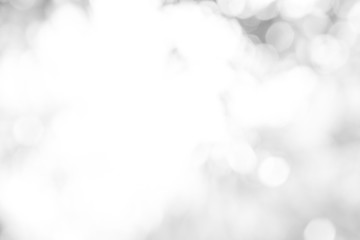 silver bokeh background. winter concept background.