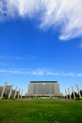 Luannan county city building scenery, China