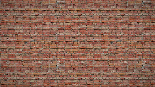 moving background, old brick wall
