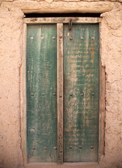 Amazing Doors of abandoned buildings on Oman
