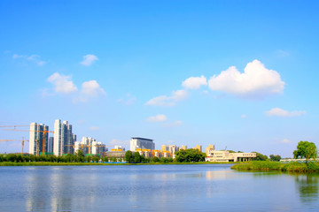 Urban landscape in the autumn