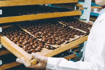 chocolate candy making