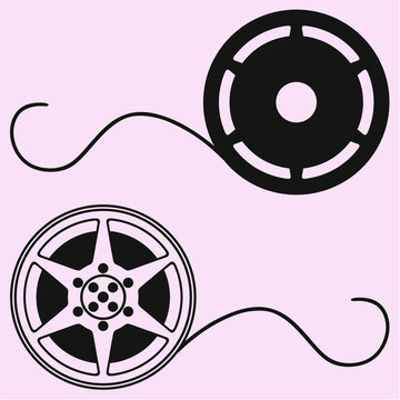 recommend clip art: film reel