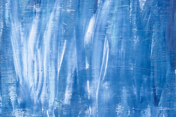 handmade blue white acrylic painted texture 