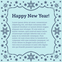 Postcard template for text