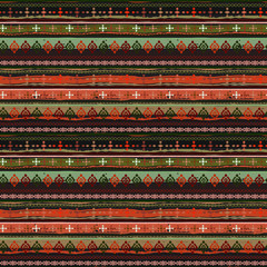 Ethnic boho seamless pattern