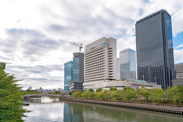 Fototapeta na wymiar 大阪都市風景