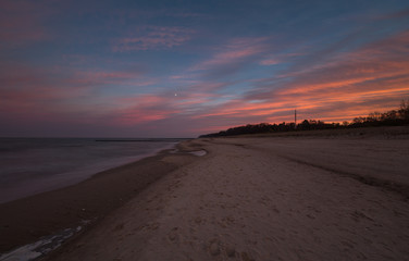 Abendhimmel an der Ostsee