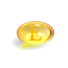 Gel pills, vitamin D, E, Omega 3, fish oil