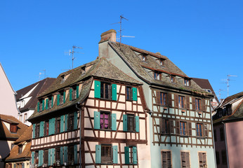 Picturesque old town Strasbourg - Alsace - France