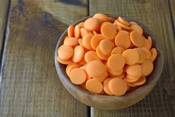 Orange chocolate icing