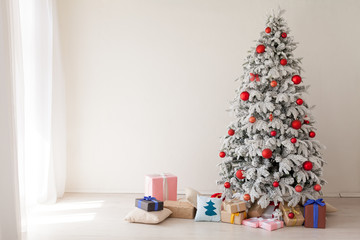 Christmas Interior apartment Christmas tree new year holidays