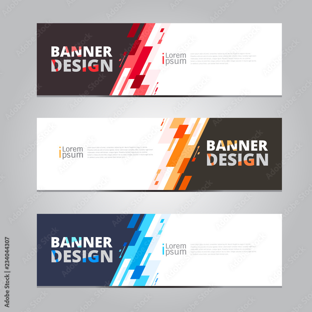 Poster vector abstract design banner web template.