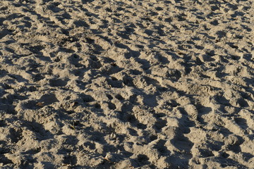 Sand, Braune Sandfläche