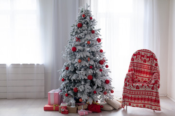 Christmas Interior apartment Christmas tree new year holidays