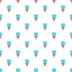 Flat tooth pattern seamless vector repeat for any web design
