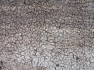 old cracked ruberoid