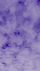 Background of abstract purple color smoke. The wall of purple fog. 3D illustration