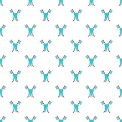 Fototapeta na wymiar Pearl tooth pattern seamless vector repeat for any web design