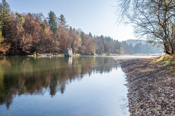 Isar mit Georgenstein