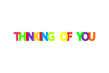 Thinking of you - card
