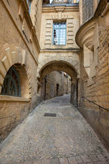 Fototapeta na wymiar the picturesque city of Sarlat la Caneda in Dordogne Department, Aquitaine, France