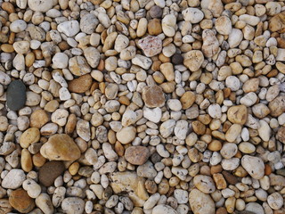 stone background,pebbles on beach