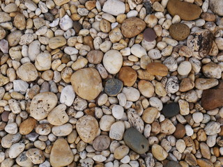 stone garden background,pebbles on the beach