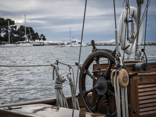 sailing ship in the sea