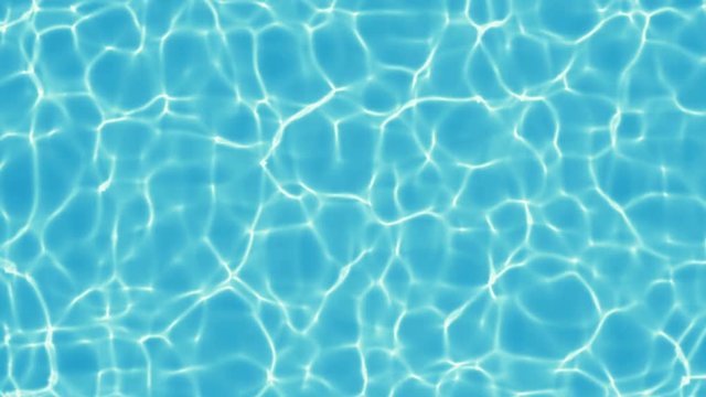 Water Caustic Background. Seamless Looping 3D Animation. 4K