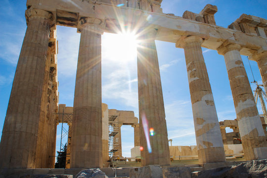 Parthenon famous ancient temple in Athens