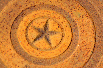 Oxidation rusty metal castings