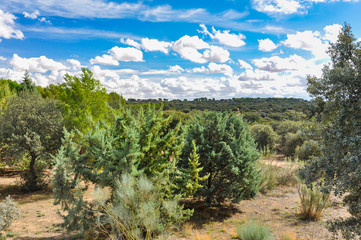 El cielo y la tierra en Castilla-La Mancha, provincia de Toledo