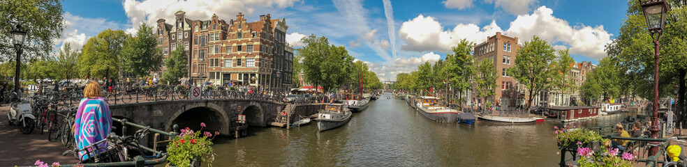 Canalside in Amsterdam