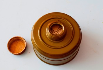 The filter box is on the table