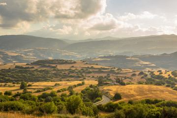 Irrigated Agricultural landscape on Cyprus