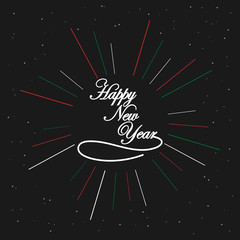 Happy holidays with vector 2019 Happy New year background