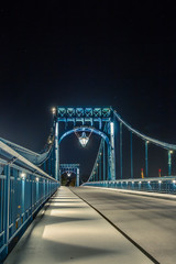 Drehbrücke in Wilhelmshaven bei Nacht