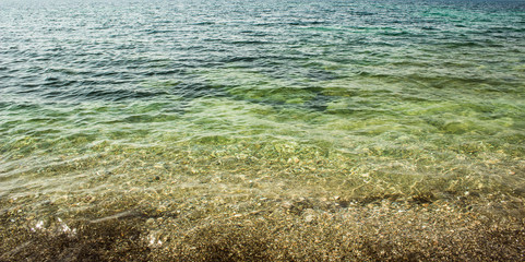 ocean waves water surface and shore line background wallpaper nature landscape  