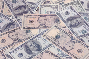 US Dollar Banknote Background.