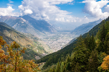 Obraz premium Tour du Mont Blanc