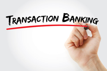 TB - Transaction Banking acronym, business concept background