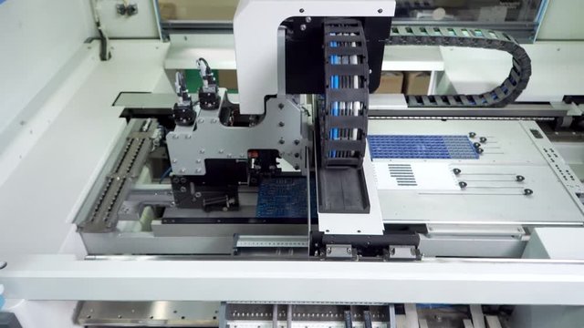 Automation of production. Soldering iron. Electric circuits. Microchips. Soldering iron tips of automated manufacturing soldering and assembly pcb board