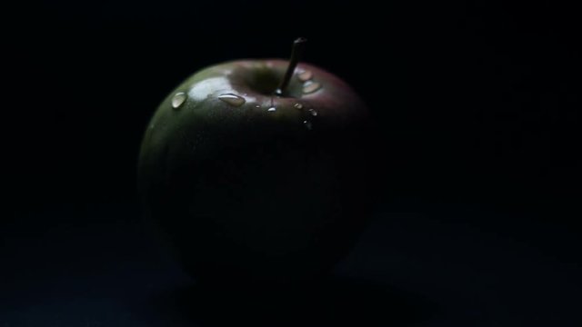 Apple in the light, beautyful and stylish food video